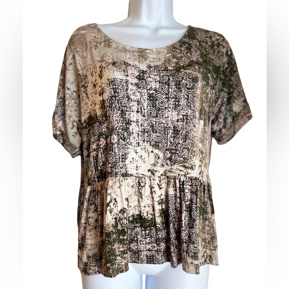 DAYTRIP BOHO PRINT PEPLUM TOP - Picture 4 of 6